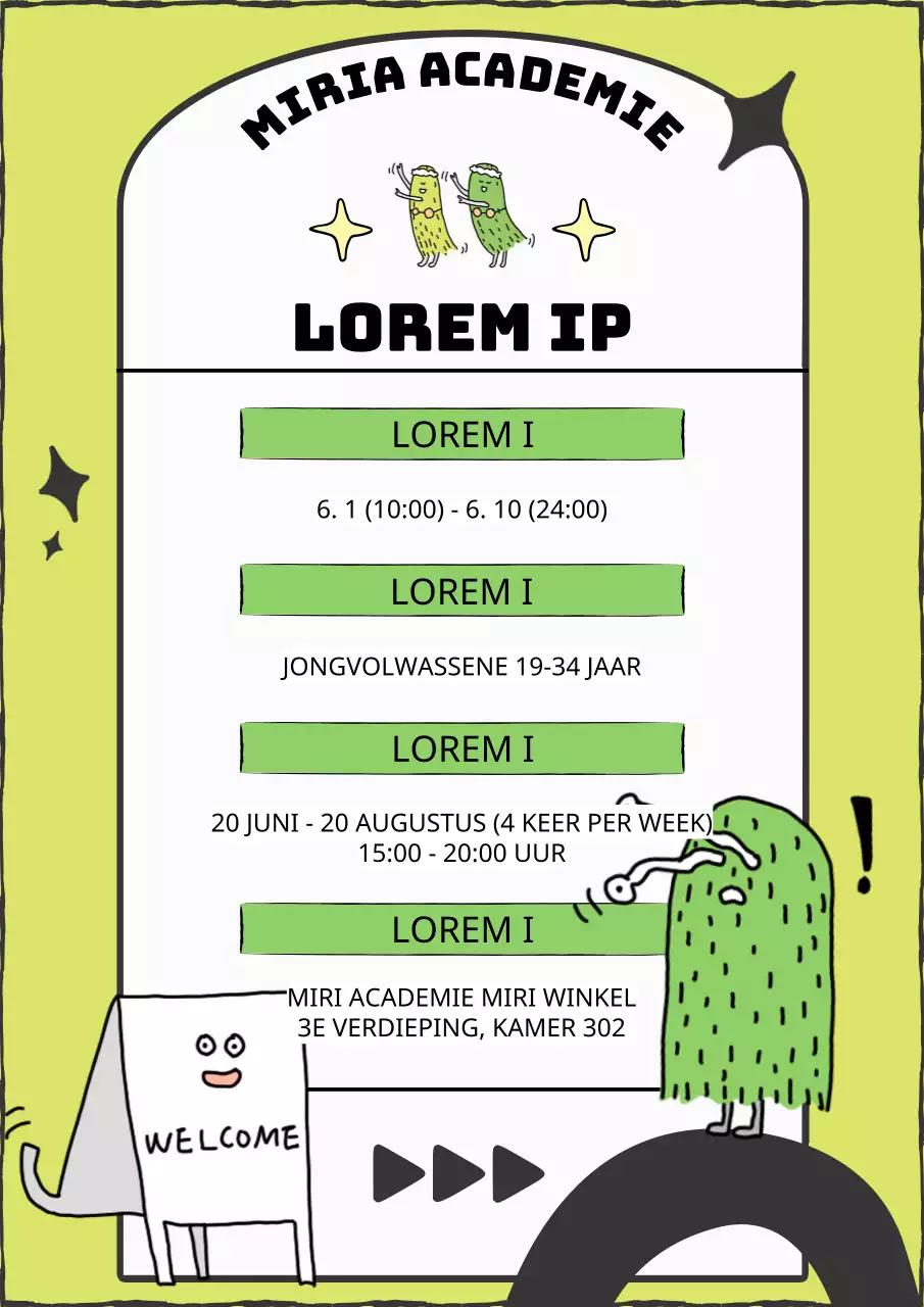 Schoolvakantiespecials met een leuk houten figuurtje in limoengroen