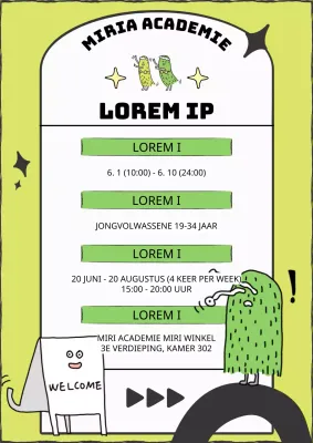 Schoolvakantiespecials met een leuk houten figuurtje in limoengroen