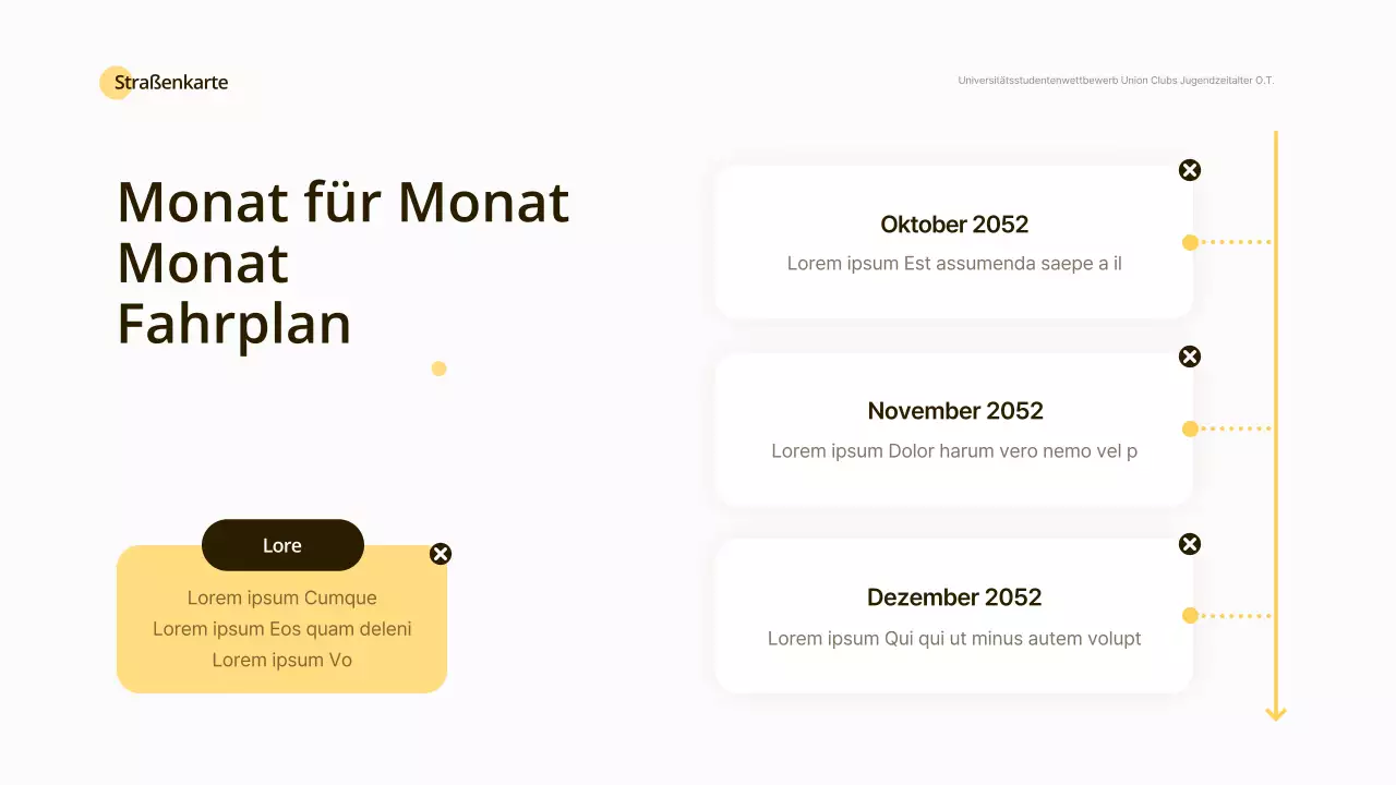 Yellow and White Smile Concept Club Orientierung