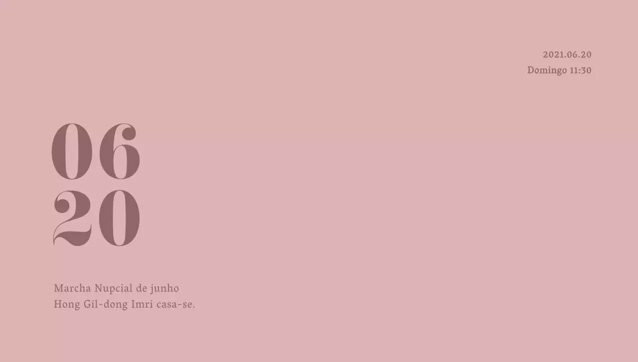 Convite de casamento de junho envelope postal com texto