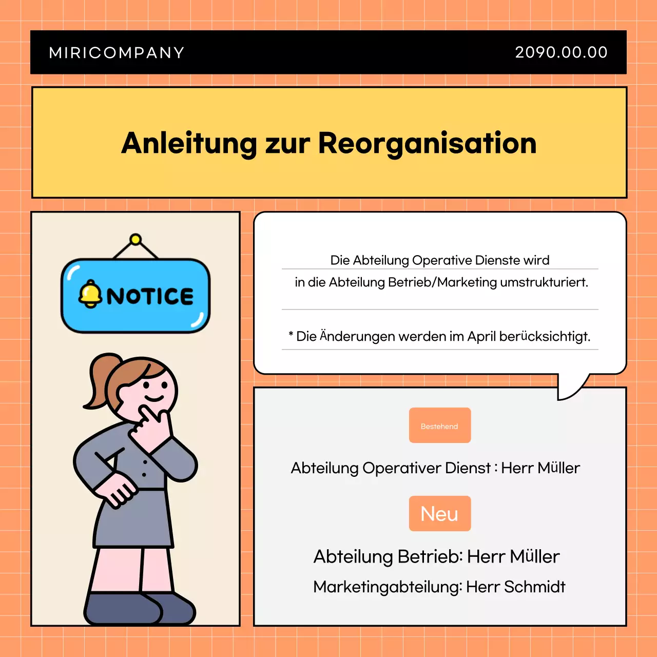 Hellblaue einfache Unternehmensanzeige