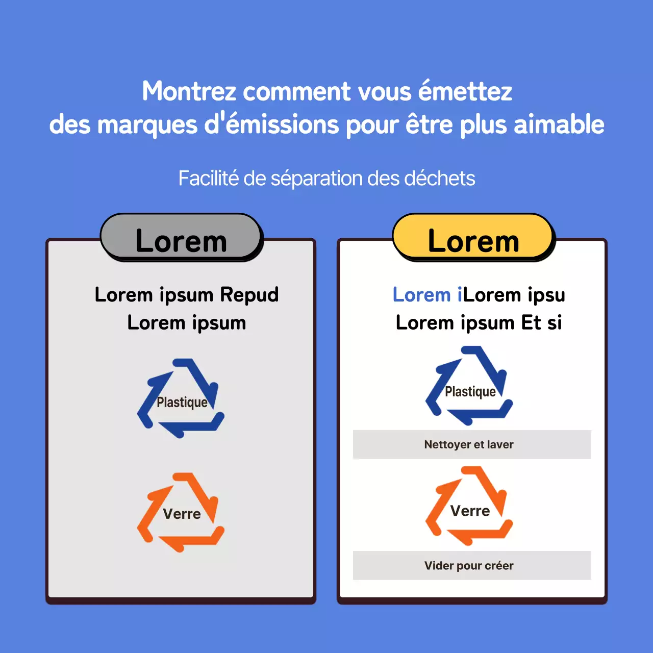 Un guide simple pour recycler en bleu