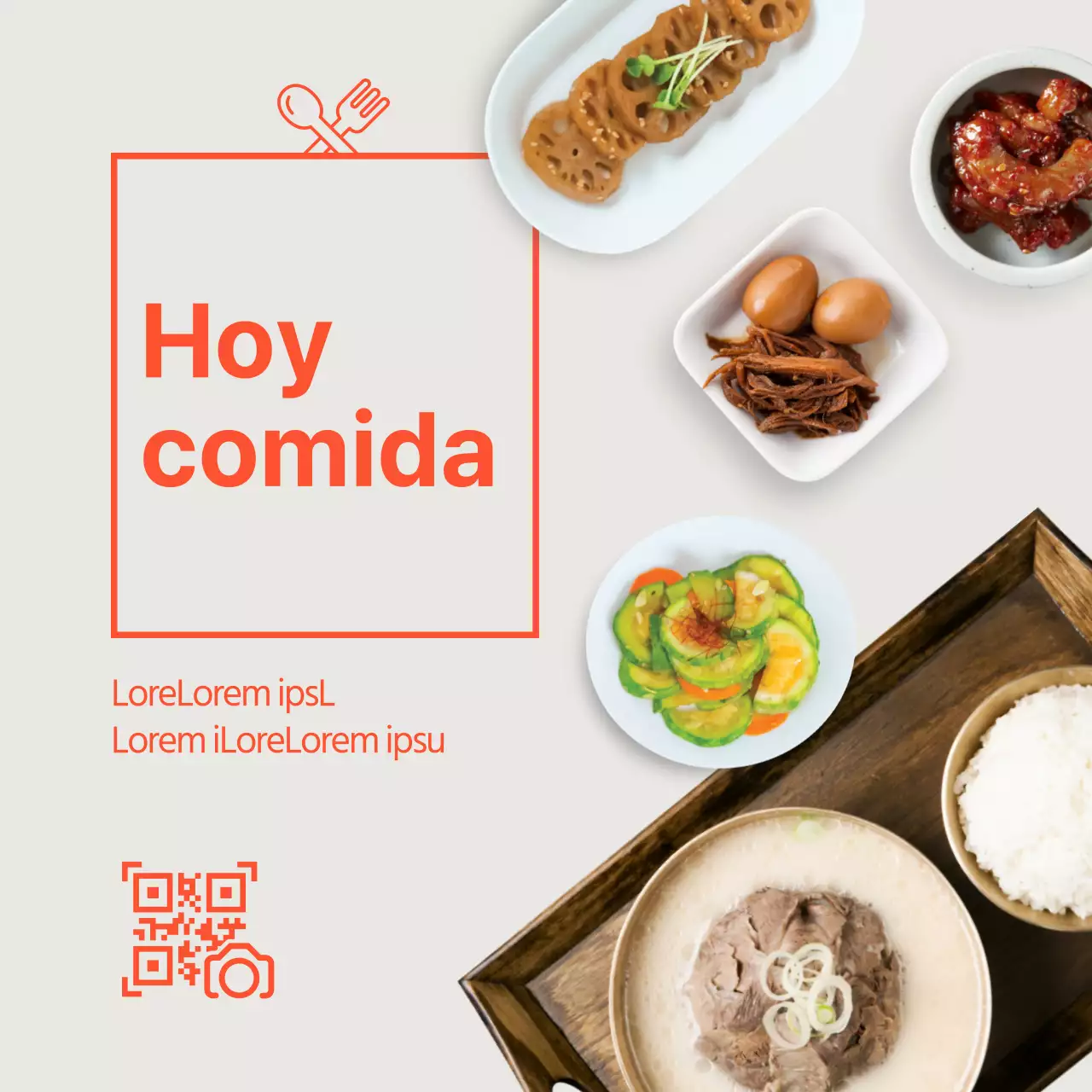 Guarnición beige fondo cena sencilla evento