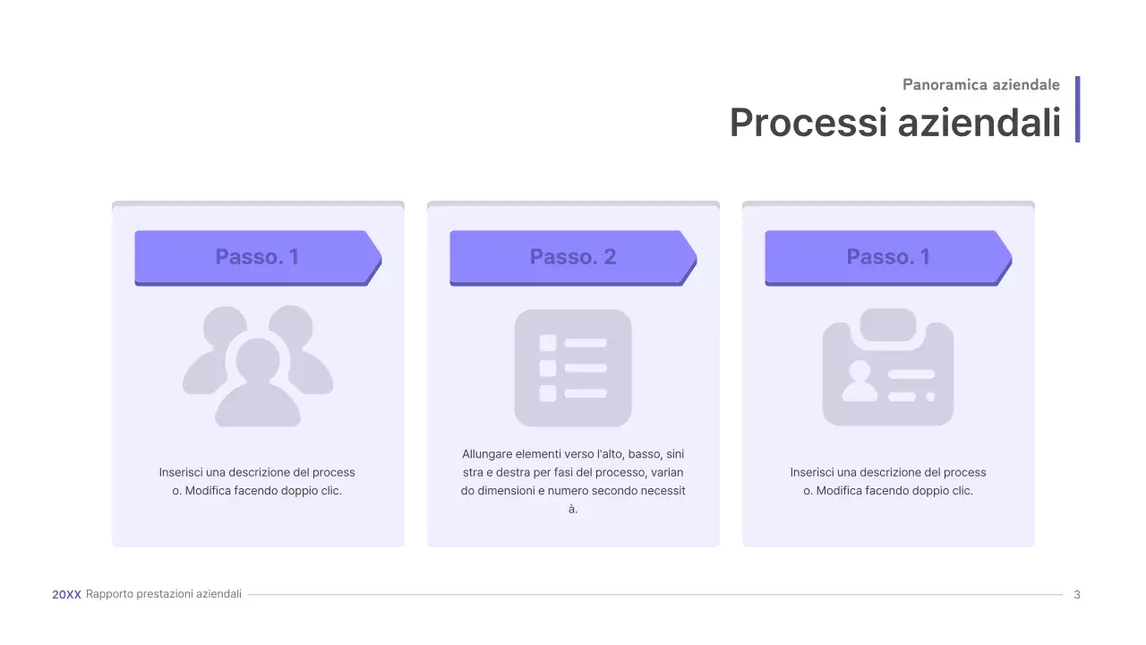 Kit di presentazione aziendale viola, concetto di interfaccia utente tridimensionale