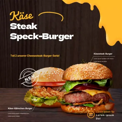 Werben Sie für Ihren Burger
