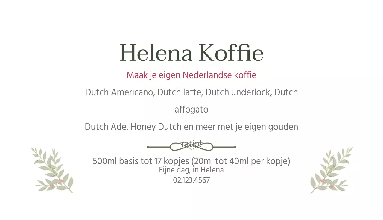 Nederlandse koffie