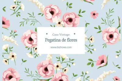 PEGATINA DE FLORES