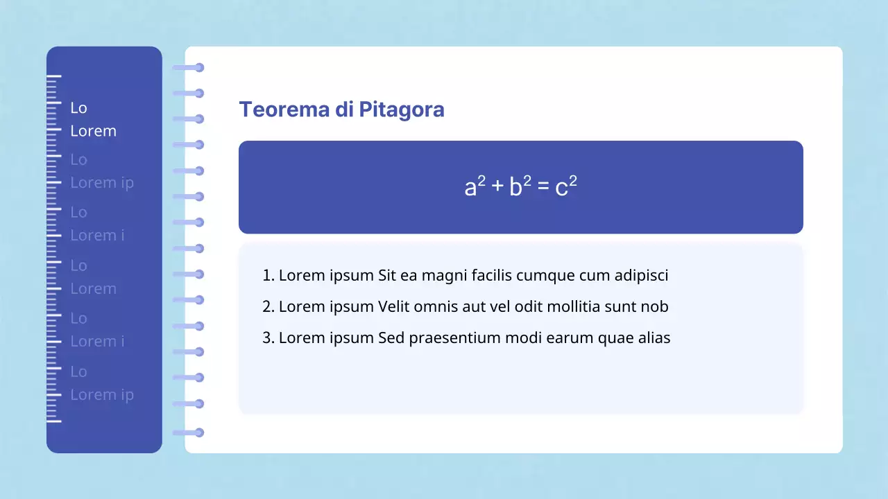 Risorse scolastiche di matematica kitsch in blu