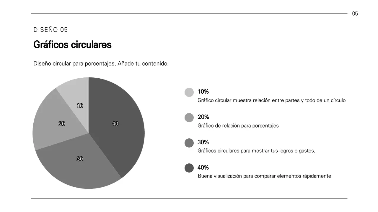 Un sencillo informe empresarial en blanco y negro