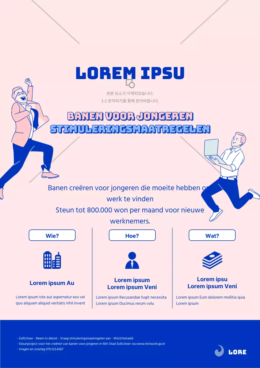 Handleiding voor het aanvragen van blauwe en roze stimuleringsmaatregelen voor jongeren