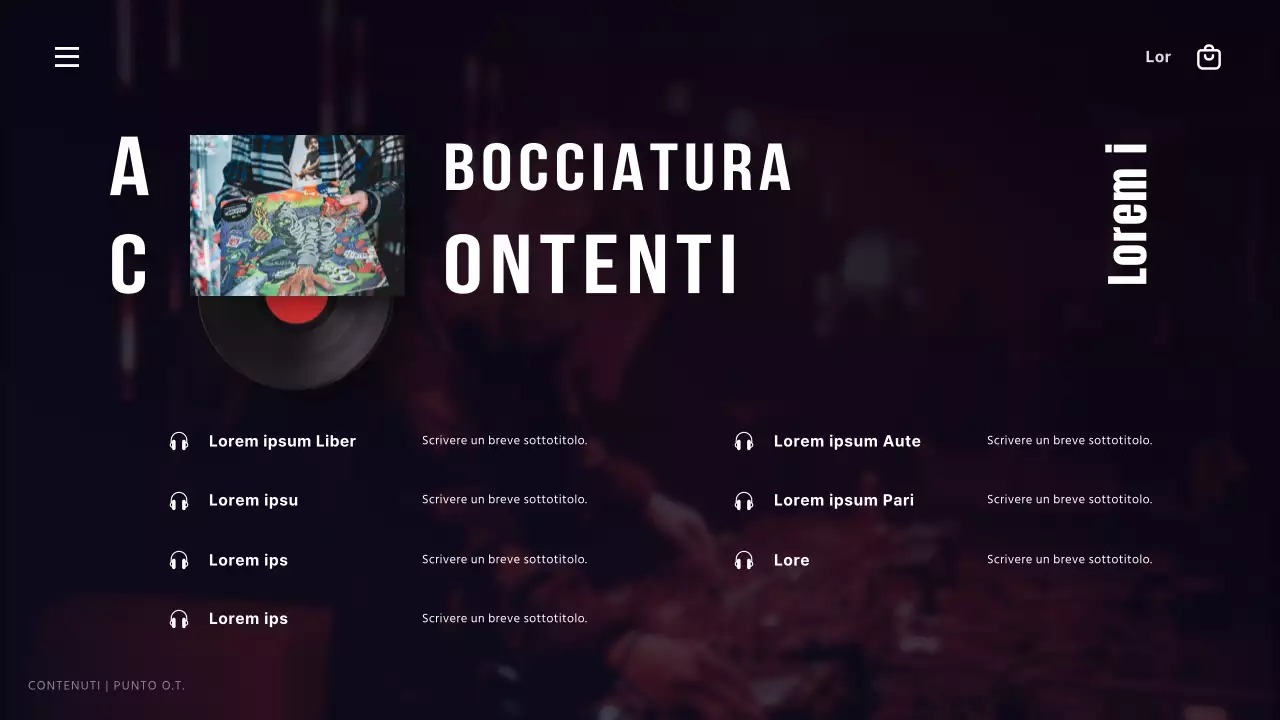 I cerchi neri e rossi della musica pop spiegati