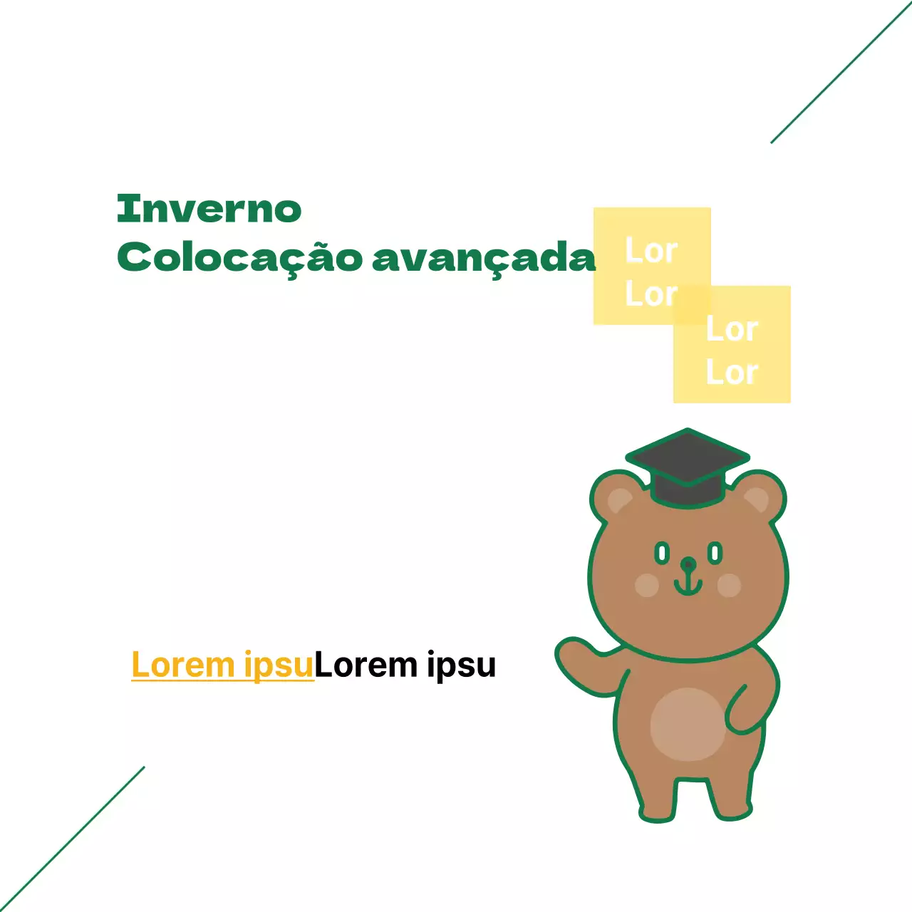 Colocação Avançada de inverno