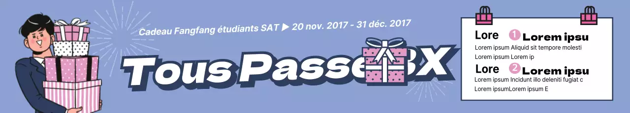 Tous les examens sont réussis avec un ticket d'examen !