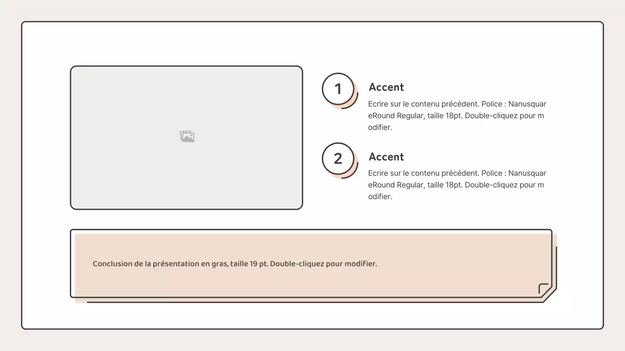 Éducatif avec des formes ponctuelles en rose et beige