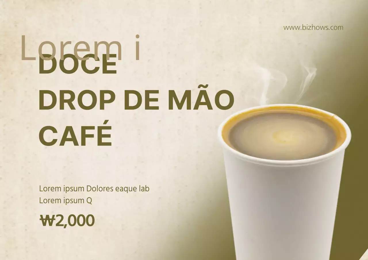 Café de gotejamento manual