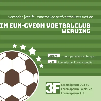 Leden werven voor een voetbalclub
