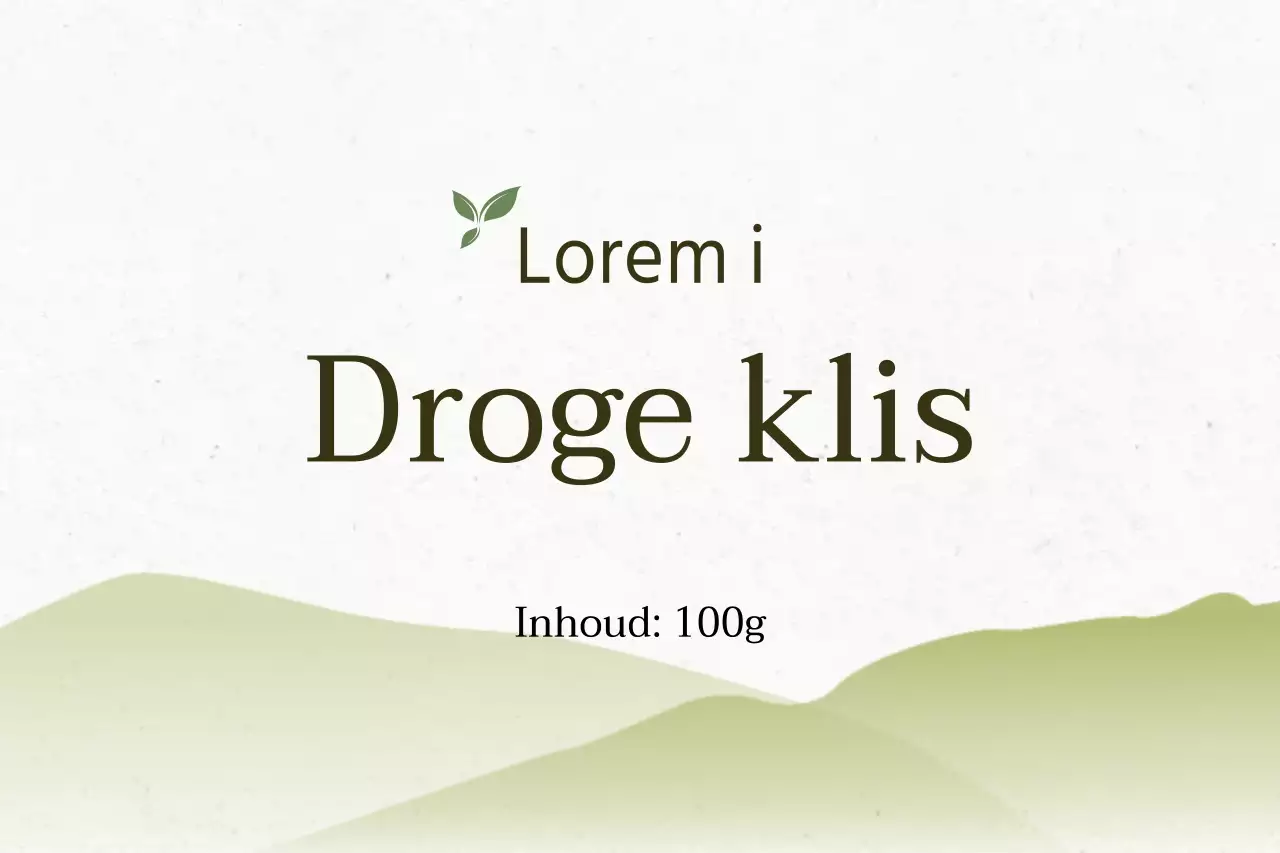 Droge klis