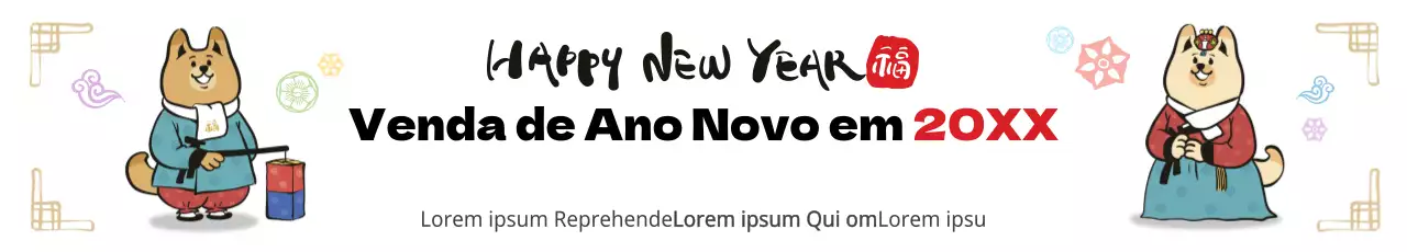 Ano Novo 2018_Bandeira de beira de estrada