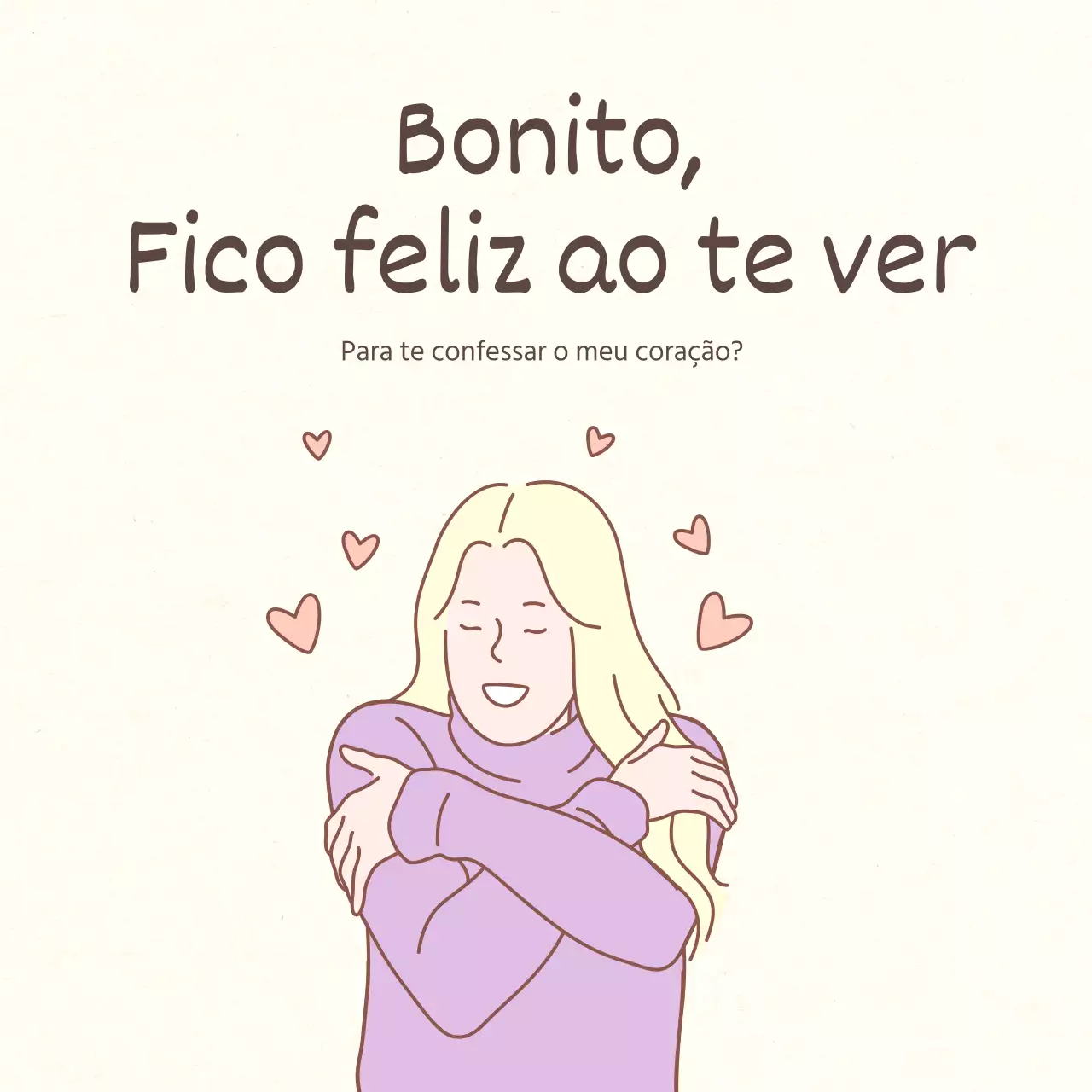 Tema de menina com textura de papel na cor bege