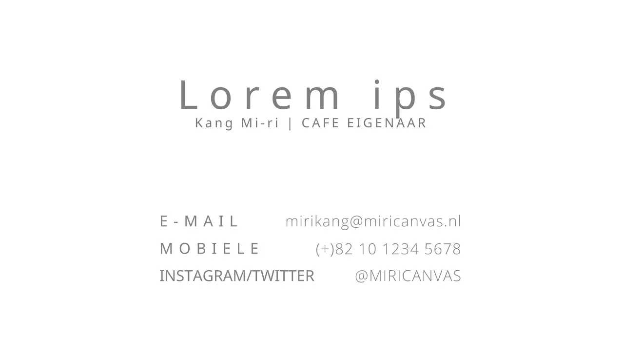 Een eenvoudig café met grijze, sentimentele illustraties en een eenvoudige stijl