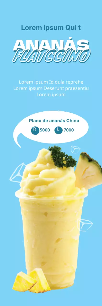 Novo menu de verão