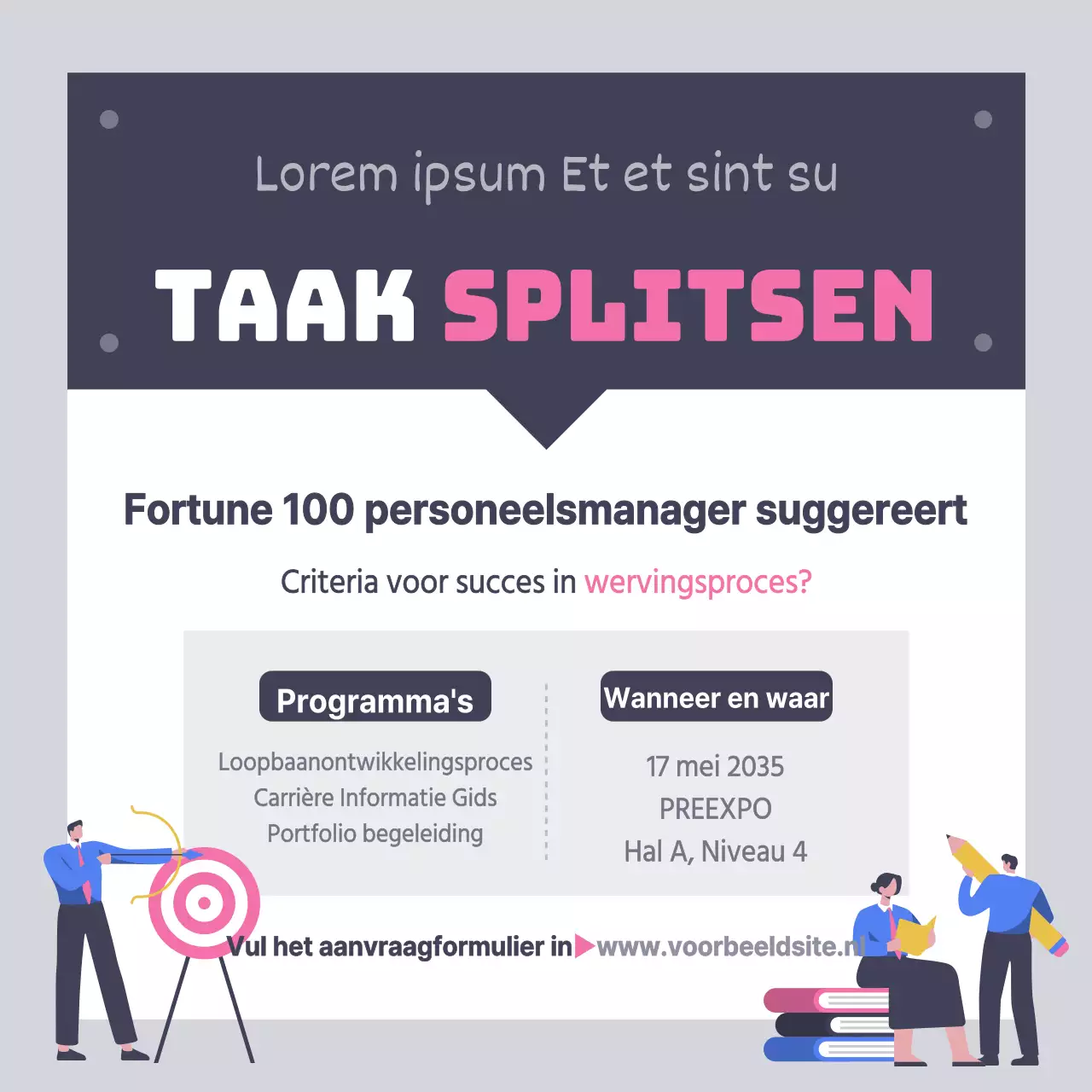 Taak splitsen