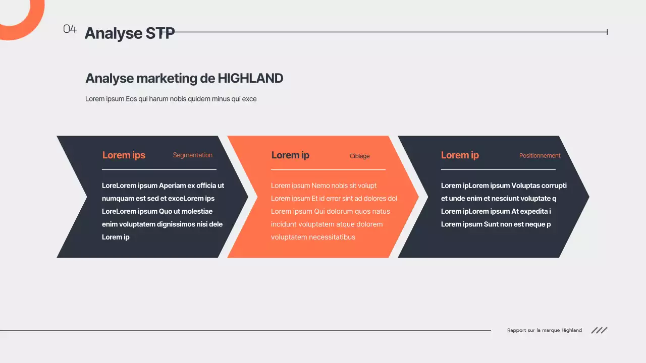 Rapport de stage soigné en orange marine