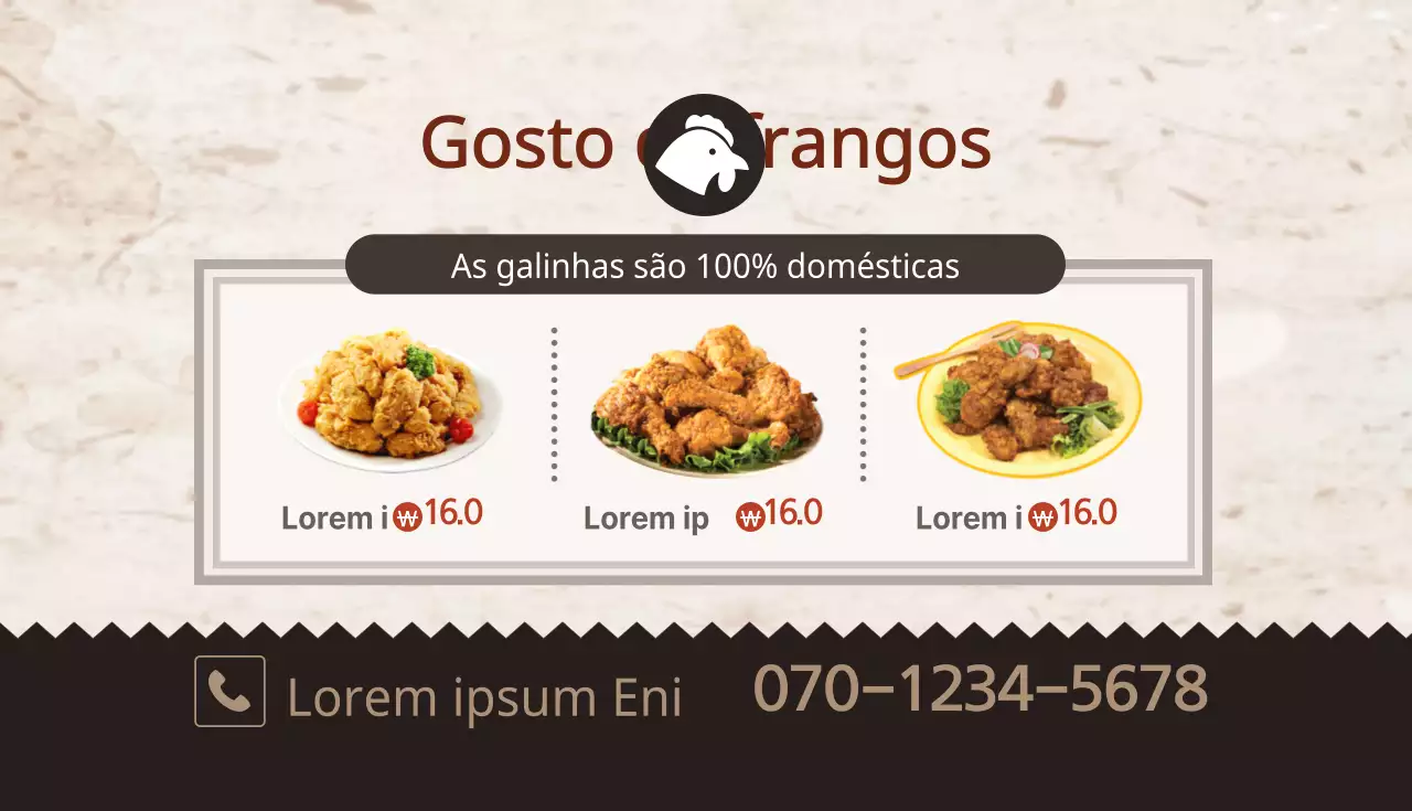 Gosto de frango
