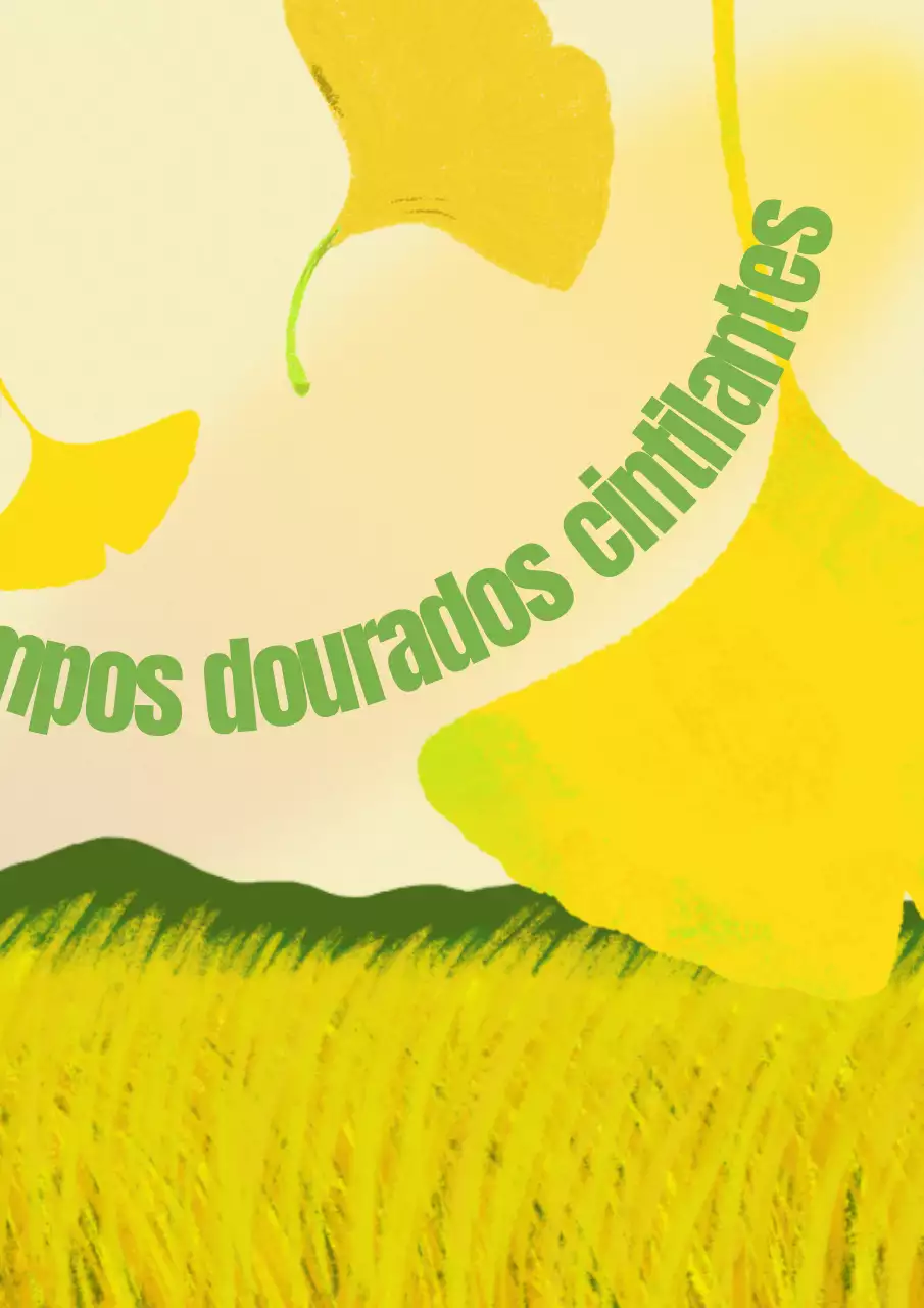 Colheita natural de outono no posto Amarelo