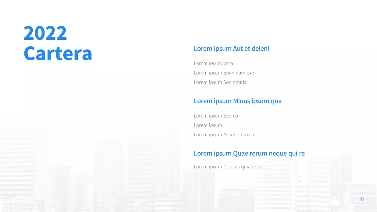 Cartera BlueThemes para ayudarle en el ámbito de la arquitectura