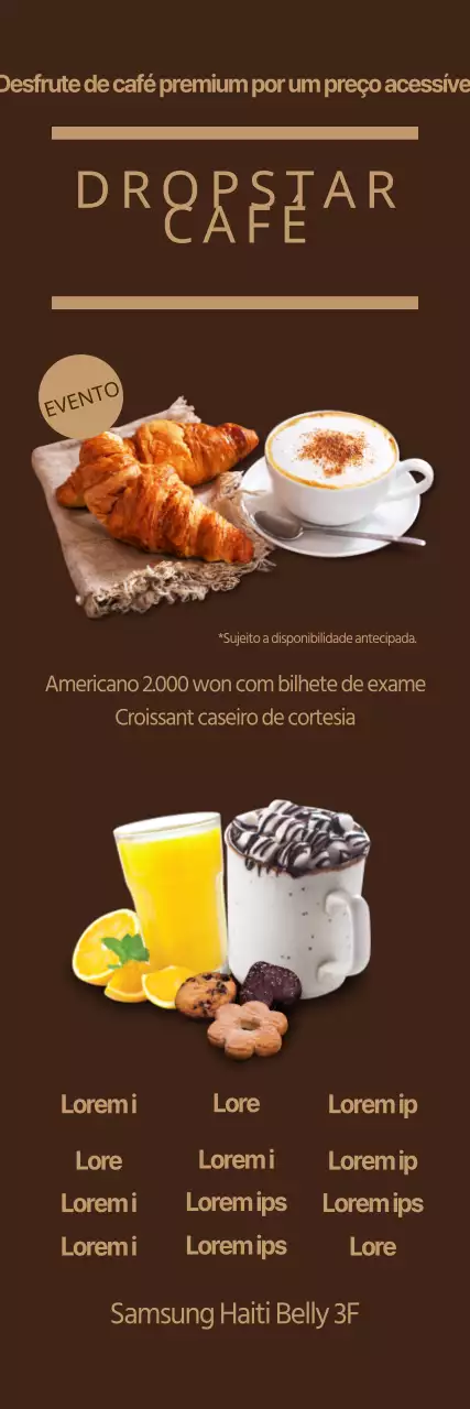 Café e sobremesa