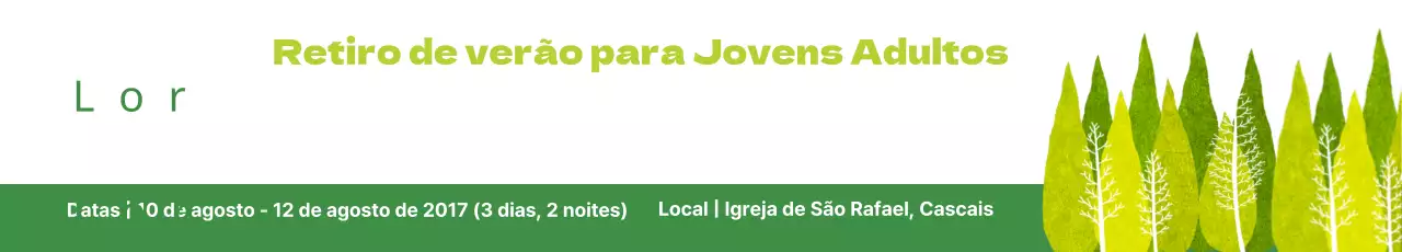 Retiro de verão para Jovens