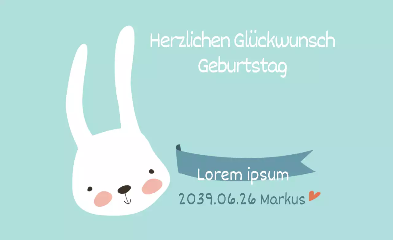 Alles Gute zum Geburtstag