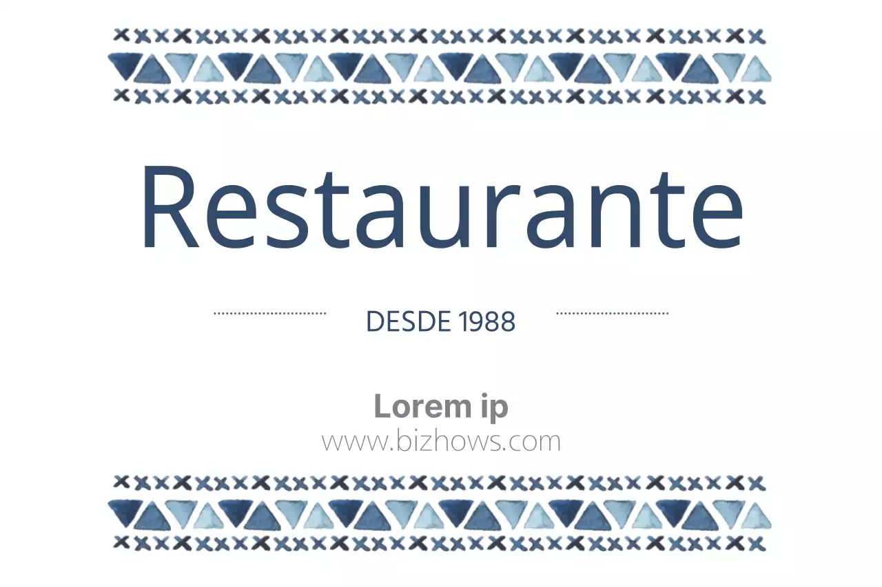 Adhesivos para restaurantes