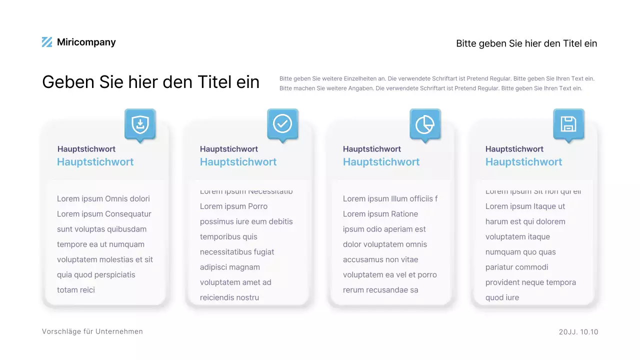 UX UI Style Kit mit dreidimensionaler Anmutung in Hellblau und Marineblau