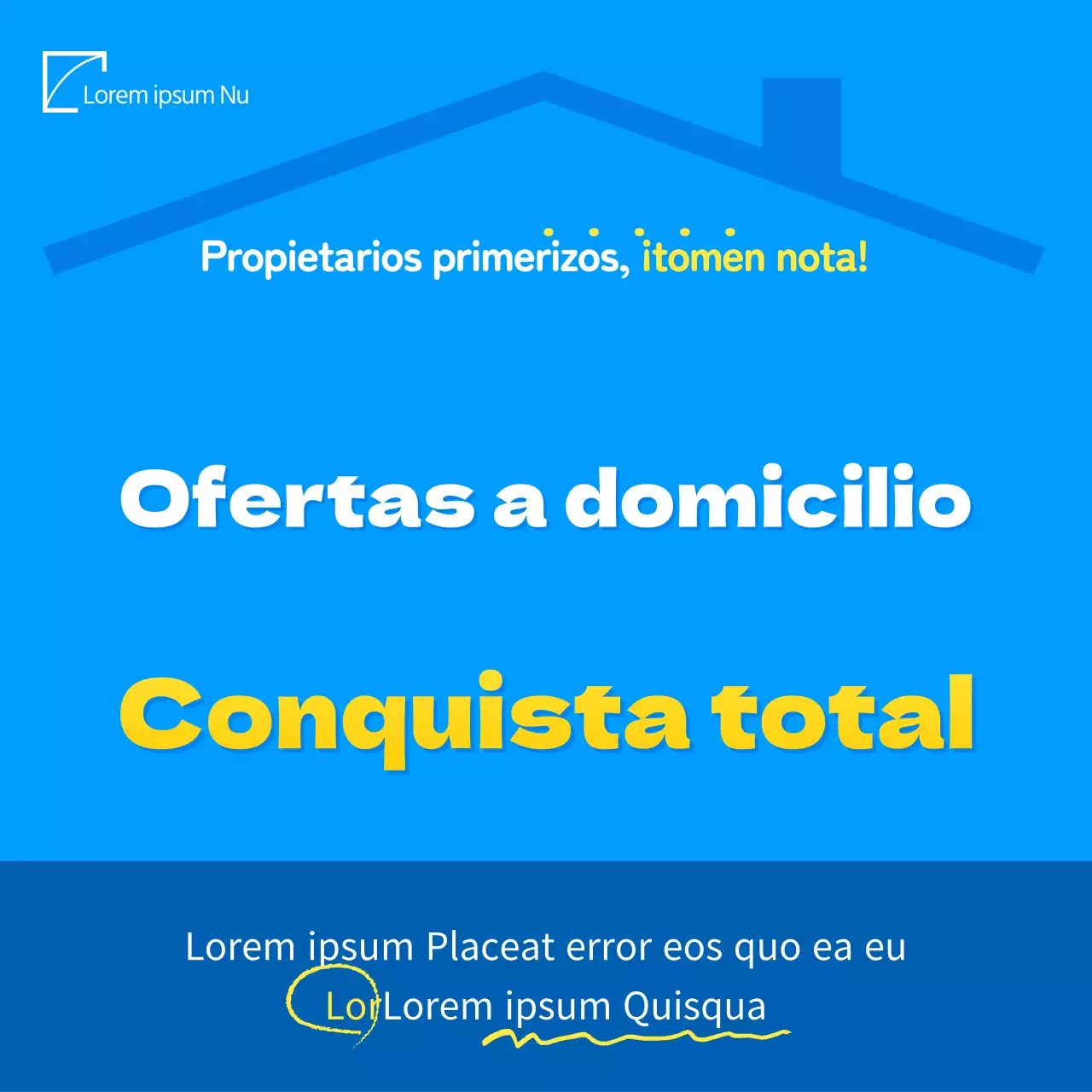 La búsqueda de vivienda en tonos azules domina las redes sociales