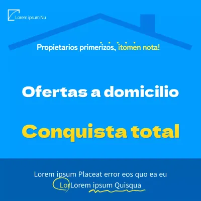 La búsqueda de vivienda en tonos azules domina las redes sociales