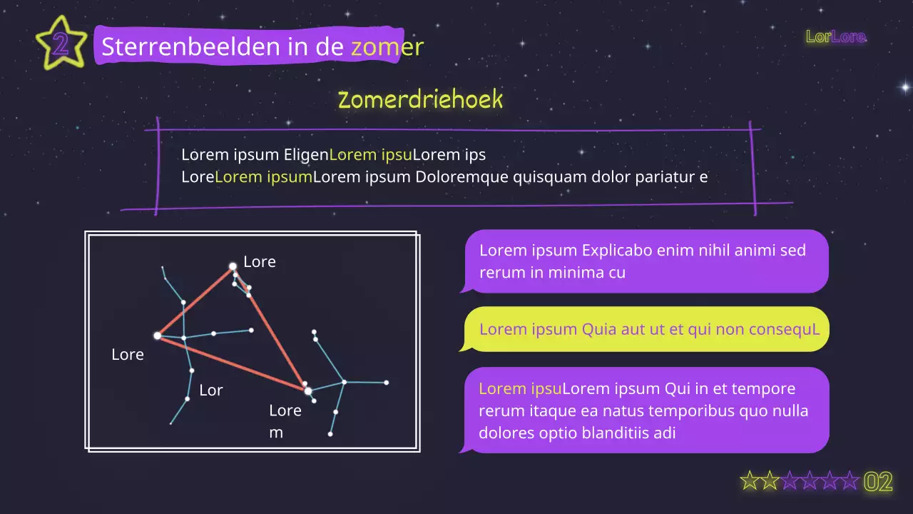 Mystiek neongeel en paars trainingsmateriaal