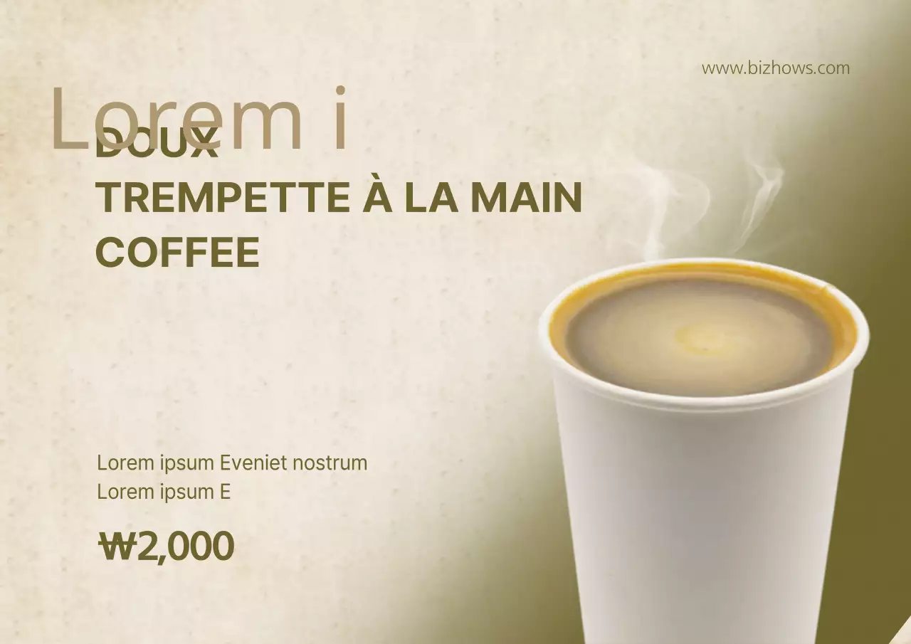 Café goutte à goutte à la main