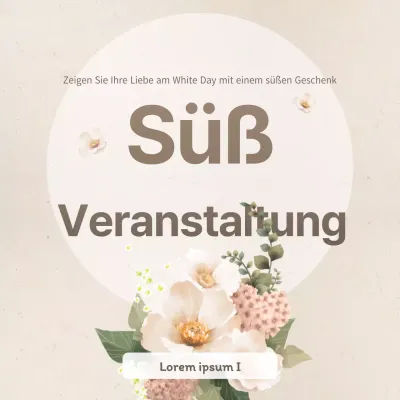 Veranstaltungen zum Weißen Tag