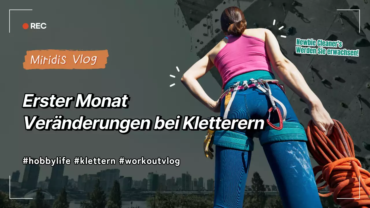 Ein Schwarz-Weiß-Vlog über sein Kletterhobby