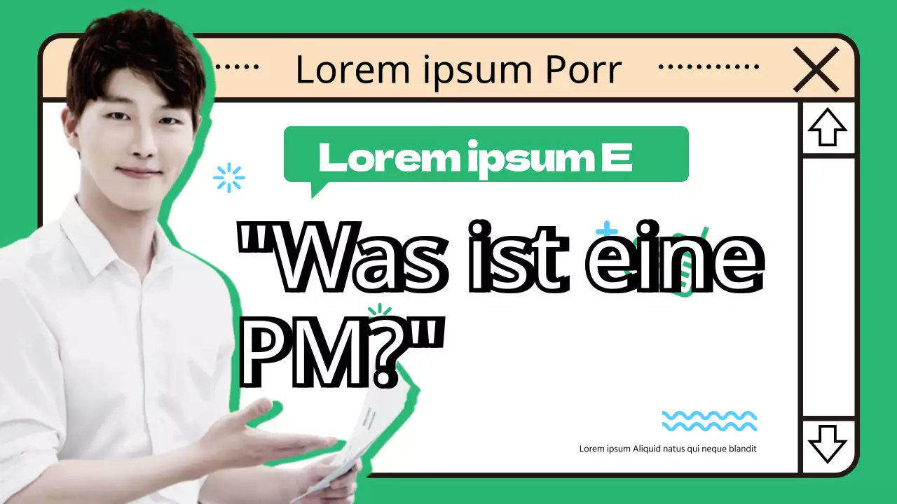 Interview in einem grünen, sauberen Internet-Fensterthema