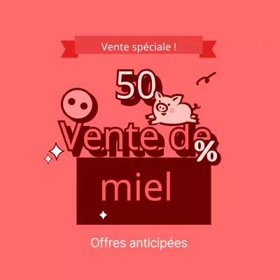 Vente de miel