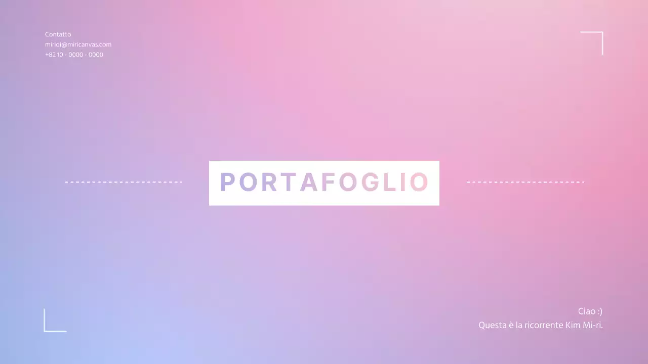 Portafoglio semplice con sfumatura malva