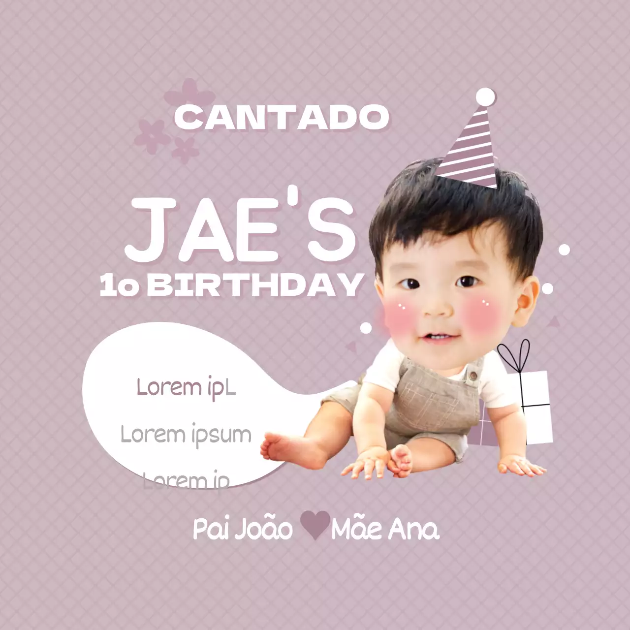 ANIVERSÁRIO DE JAE