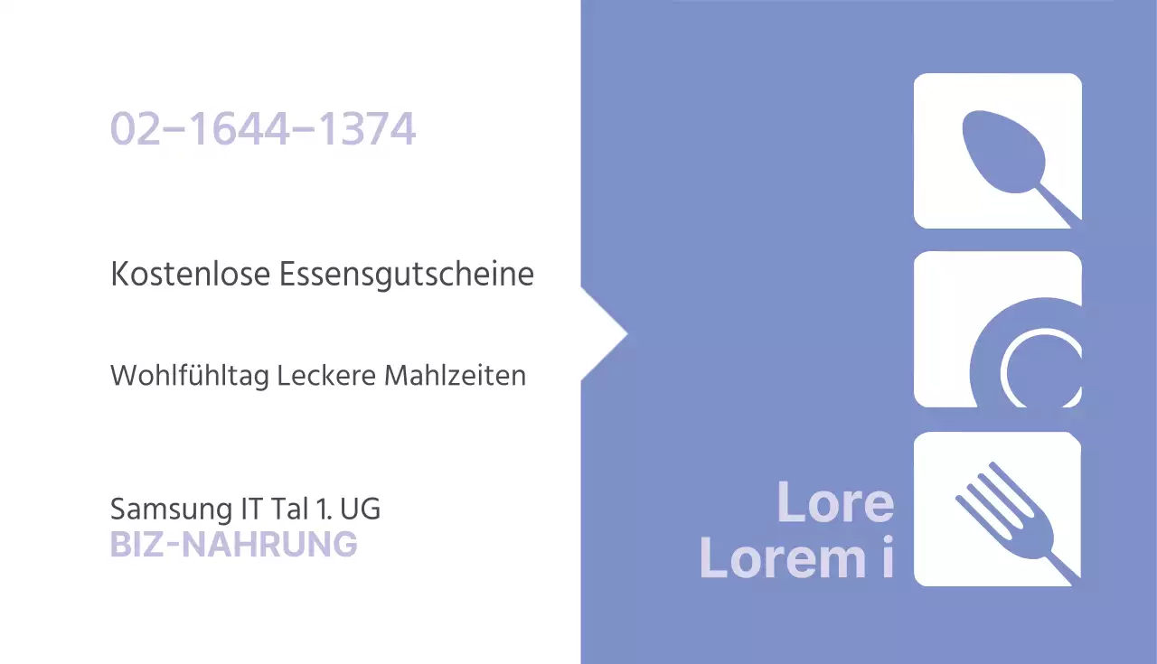 Kostenlose Essensgutscheine