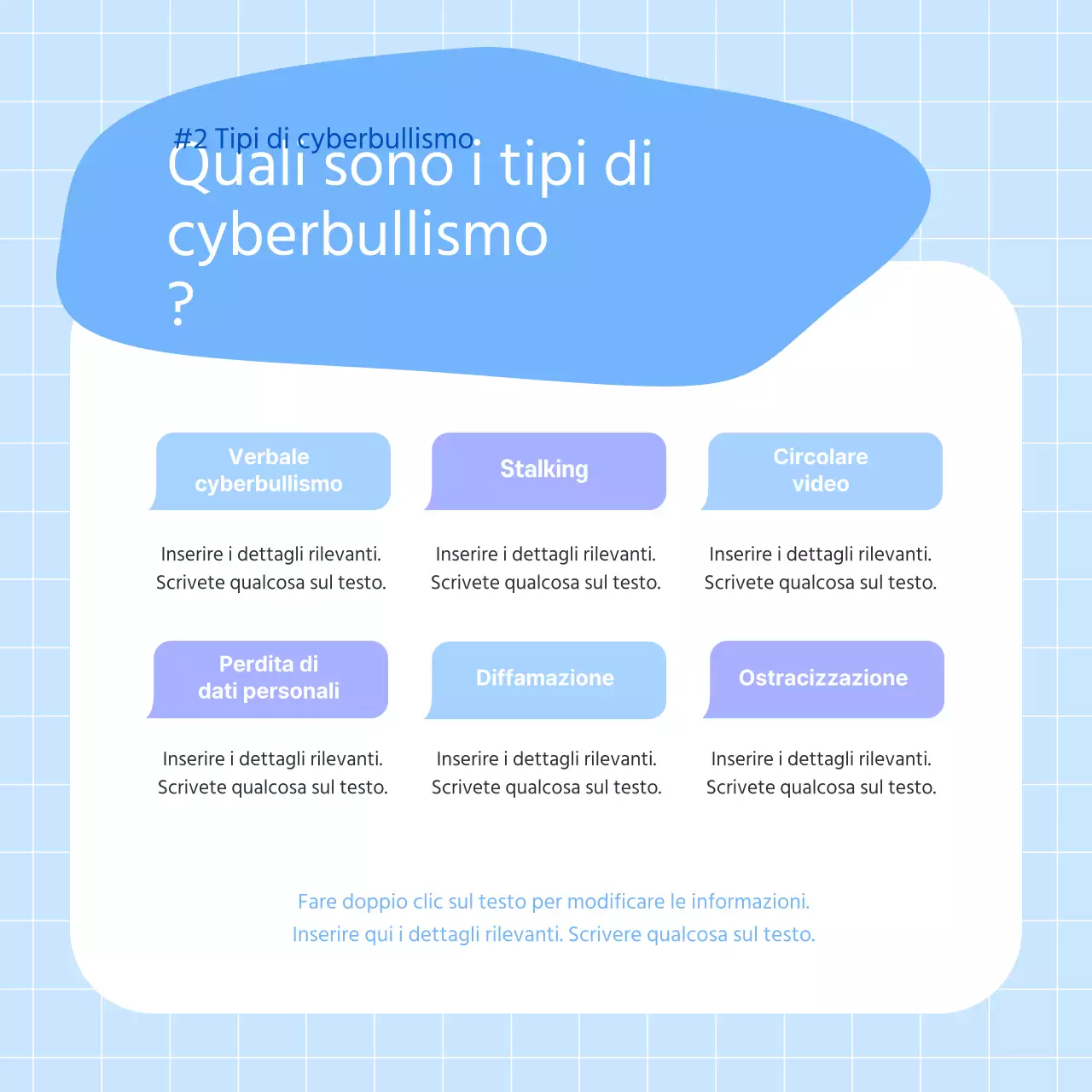 Cyberbullismo CardNews