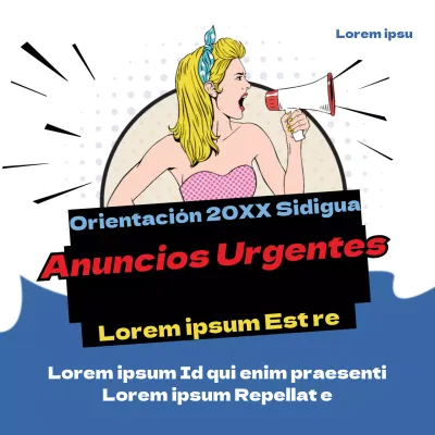 Anuncios de emergencia