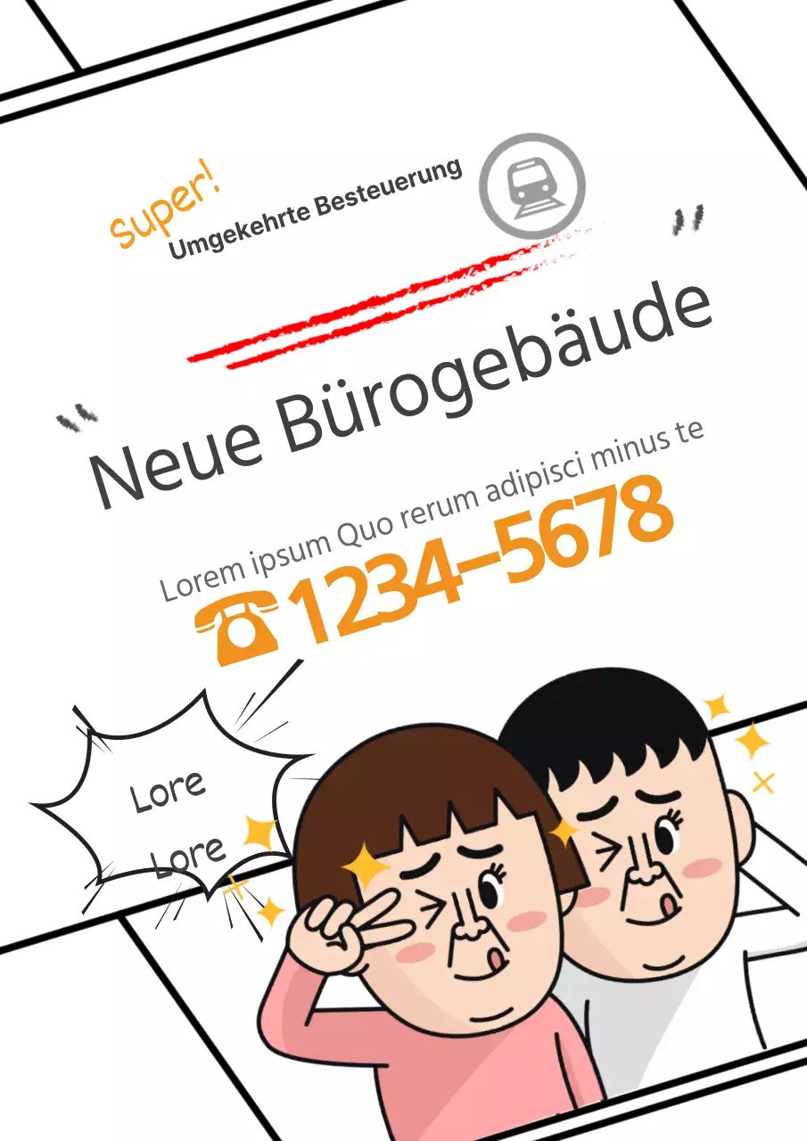 Neue Bürogebäude im Bahnhofsbereich