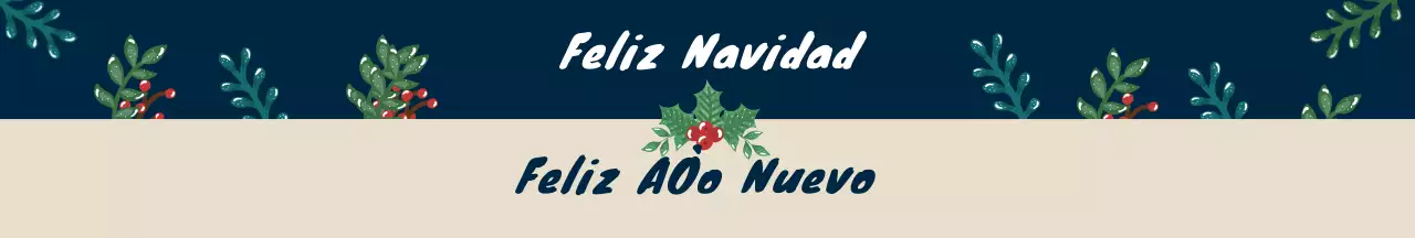azul Ilustración Navidad Año Nuevo